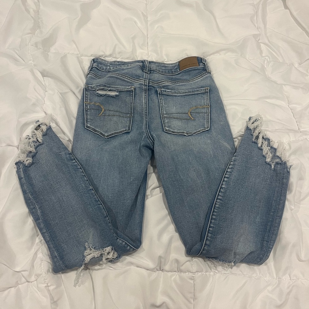 High Rise Crop Jeans - Picture 2 of 3